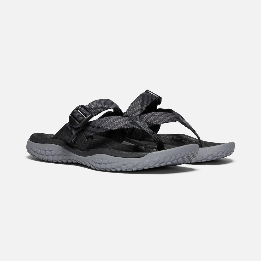 Tong Keen Femme Noir/porno | Solr Toe Post Sandal | TKWYV-1863